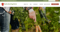 Desktop Screenshot of earlymorningfarm.com